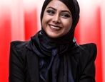 آزاده صمدی با کفش های پاشنه بلند نوک تیز و  پونصدتا فیس عجیب و غریب
