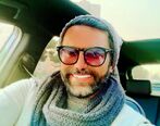 عکسی که علیرضا نیکبخت با همسر جوانش سر سفره نوروز منتشر کرد