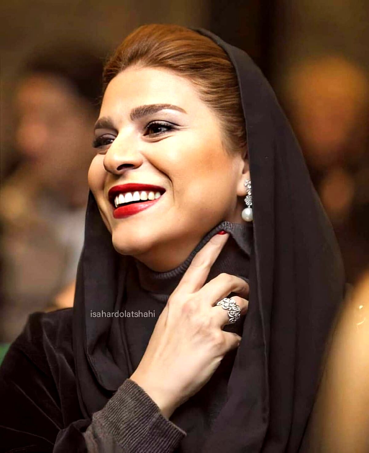 سحر دولتشاهی و حامد بهداد در پشت صحنه سریال می خواهم زنده بمانم