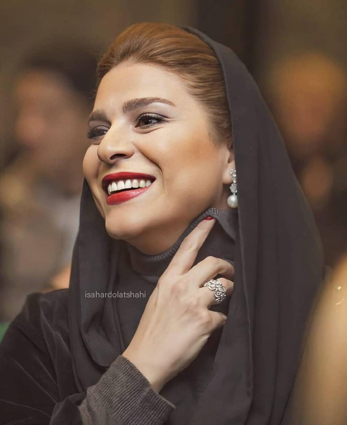 سحر دولتشاهی و حامد بهداد در پشت صحنه سریال می خواهم زنده بمانم