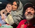 خوش‌گذرانی مهران غفوریان با دخترش هانا خانم + عکس