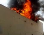 فیلم و عکس از آتش‌سوزی هولناک در اطراف میدان حر