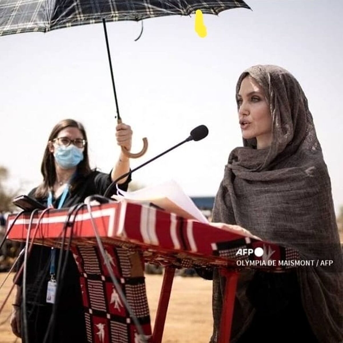 حجاب آنجلینا جولی سوژه داغ رسانه ها شد