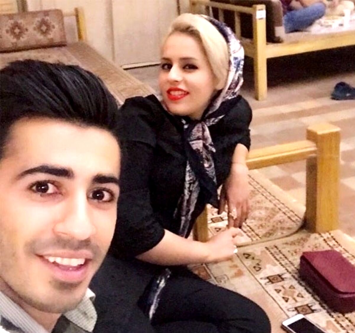 تولد لاکچری همسر احسان پهلوان در کنار پسر و خواهر همسرش
