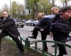 وحشت پوتین از امنیت خود| محافظانش در جمعیت پنهان شدند