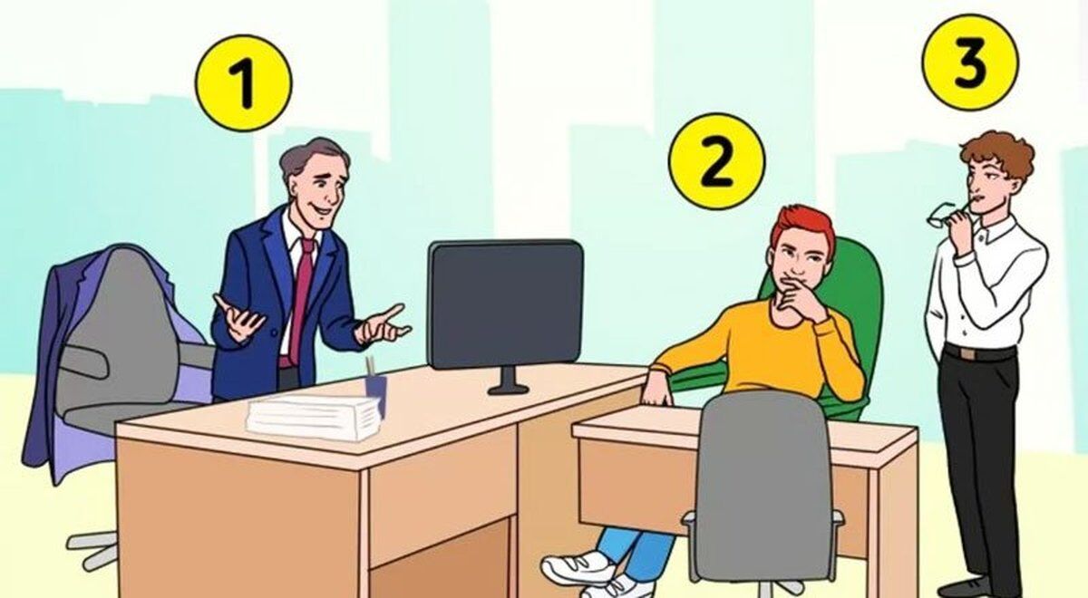 با این تست هوش خودت رو محک بزن | چه کسی در این تصویر رئیس است؟