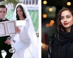 عکس عروسی فرشاد احمدزاده لو رفت| ترلان پروانه یا همسر واقعی فرشاد احمدزاده؟!