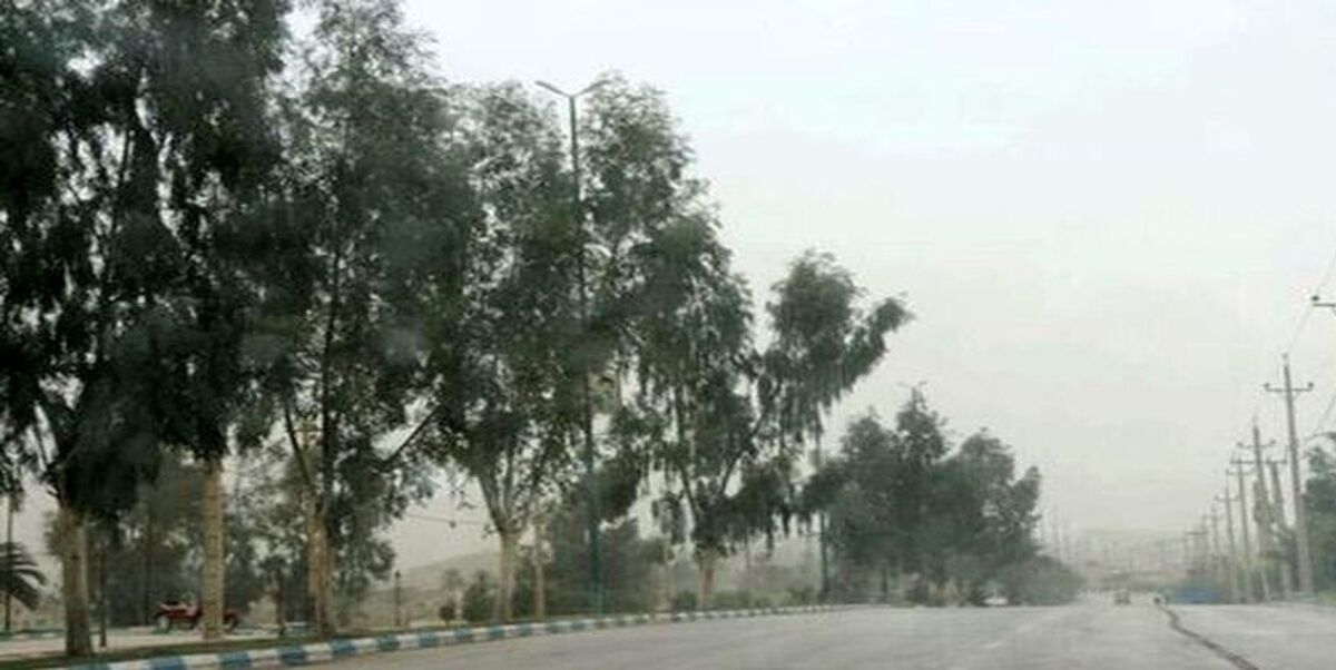 تند باد وحشتناک در راه تهران