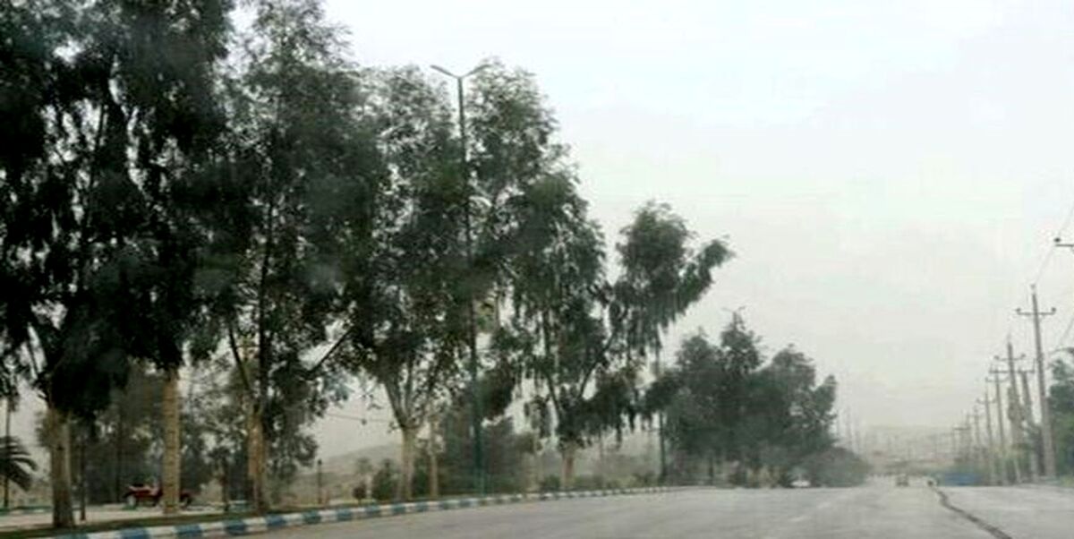 تند باد وحشتناک در راه تهران