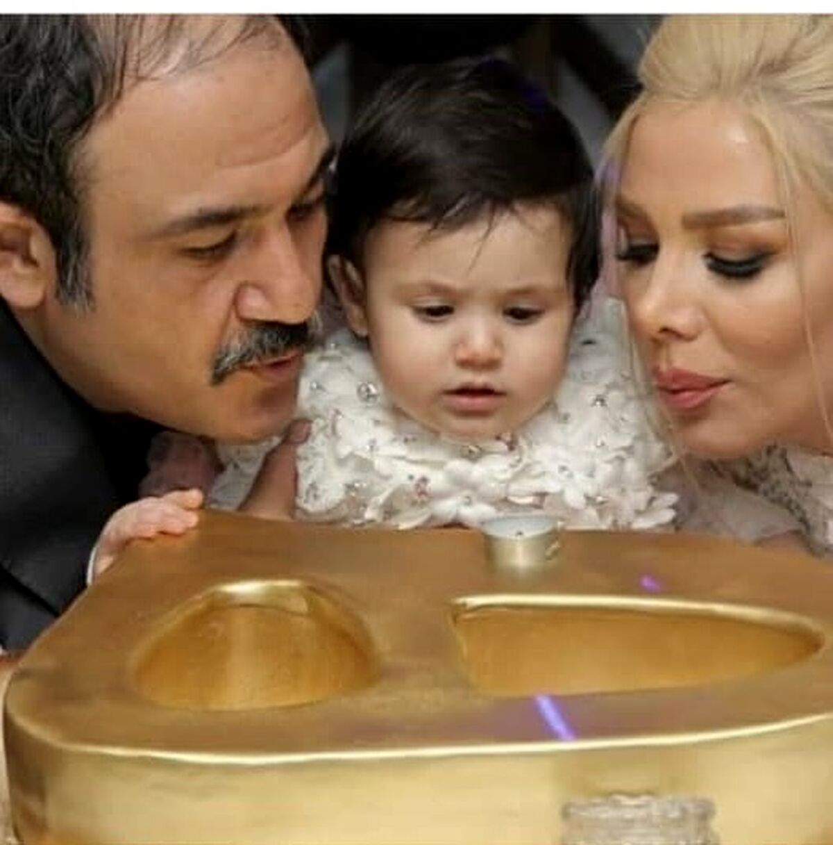 لباس عروس محشر زن جدید مهران غفوریان در شب تولد دخترش!| مهران غفوریان همسر اولشو طلاق داد؟