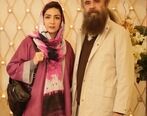 این خانوم بازیگر با همسرش 28 سال اختلاف سنی دارد / تصاویر عاشقانه سارا صوفیانی و همسرش