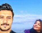 عکس عجیبی که جواد عزتی از همسرش منتشر کرد| جواد عزتی تولد مه لقا خانم را تبریک گفت