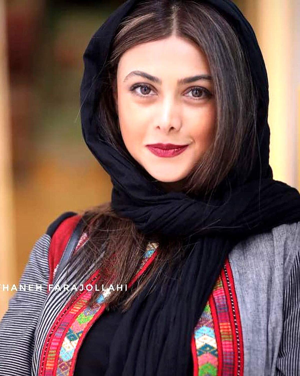  آزاده صمدی با گریم جدید
