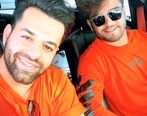سلفی جنجالی رضا بهرام در کنار خواهرانش  