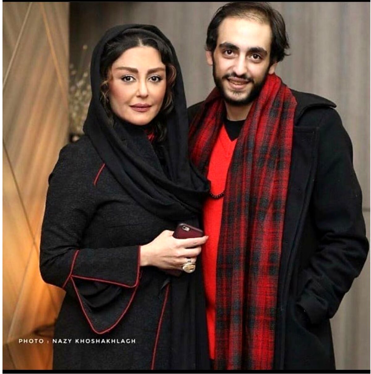 عکس عجیب از شقایق فراهانی در کنار برادرش آذرخش