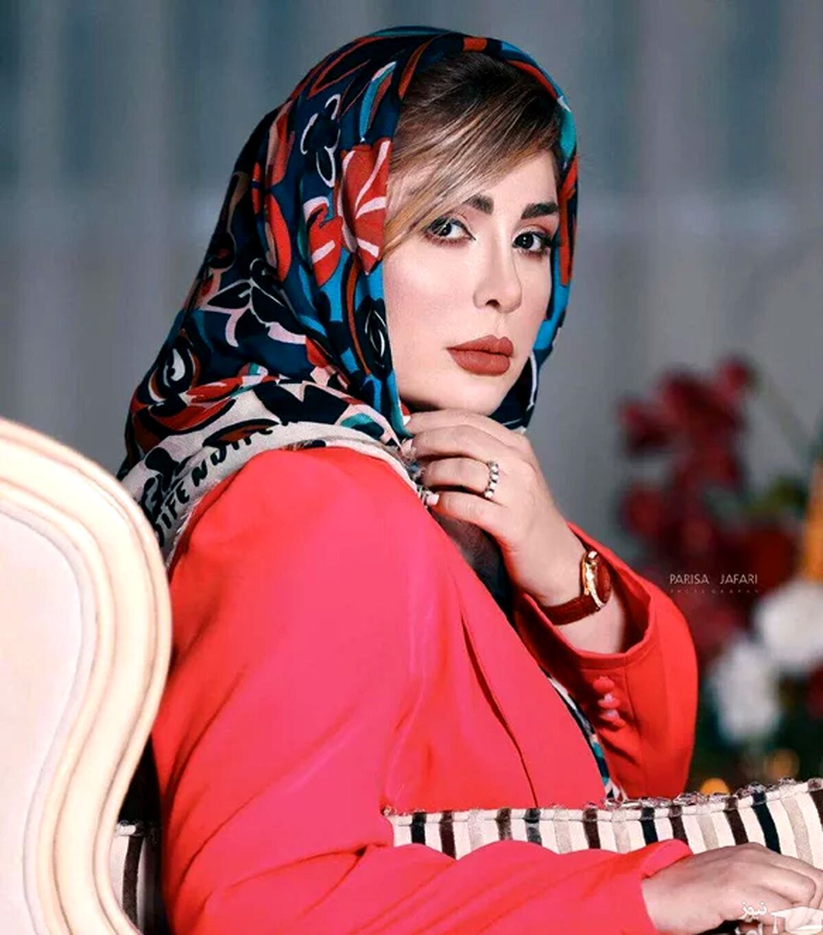 سر و کله نیوشا ضیغمی شکست+ عکس