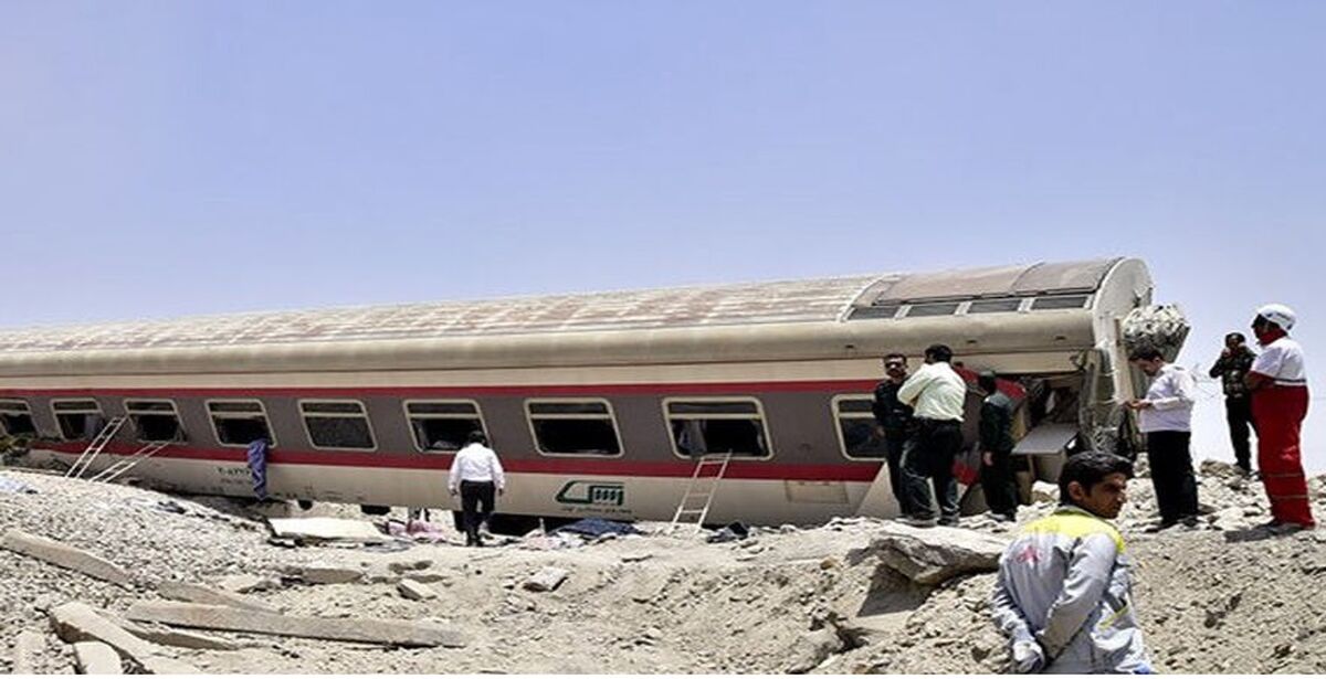 بازداشت مقصران حادثه تصادف قطار طبس-یزد  