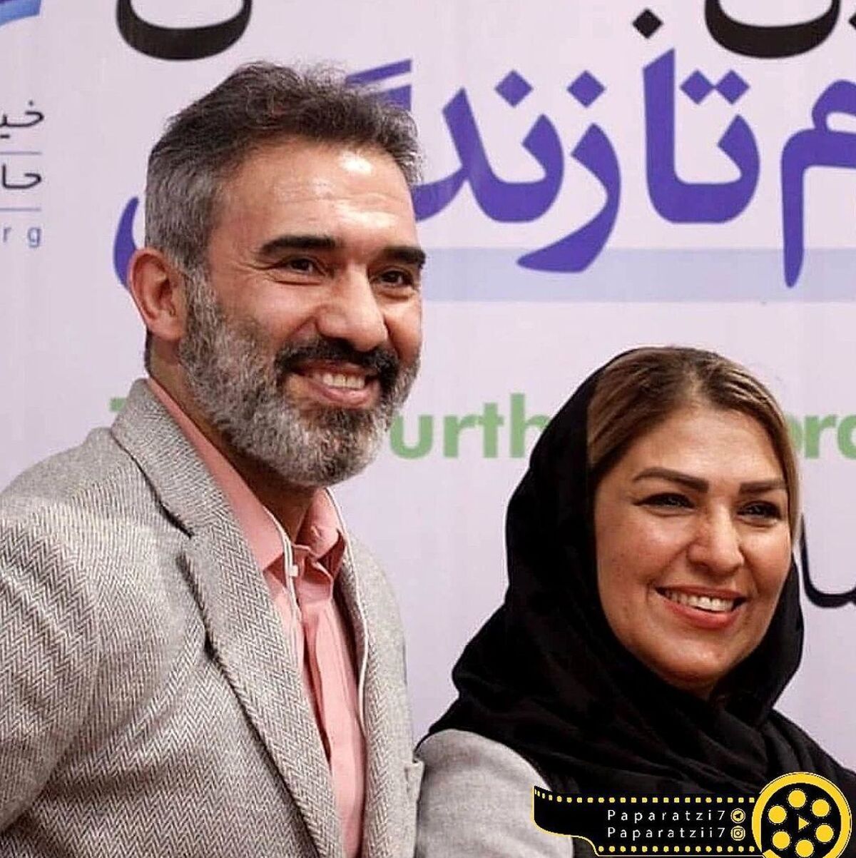 شباهت عجیب احمدرضا عابدزاده با پسرش