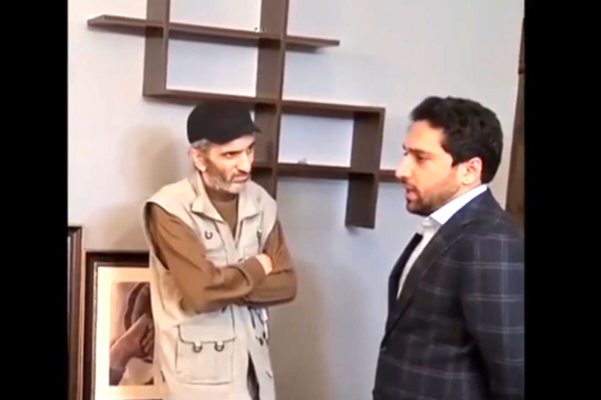 احمد مسعود در مشهد دیده شد+ فیلم