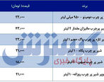 قیمت شیر و لبنیات امروز 31 اردیبهشت