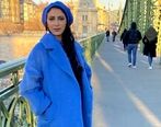 مونا فرجاد با تیپ دیده نشده در مراسم رسمی| عکس خاص مونا فرجاد و پدرش