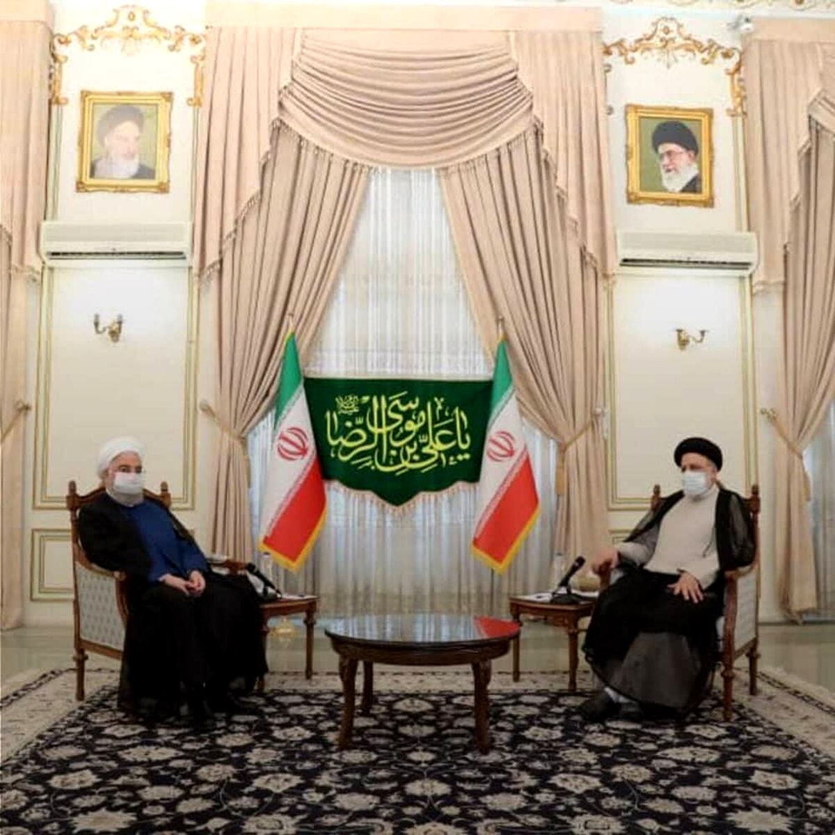 اولین عکس از دو رئیس جمهور ایران در یک قاب