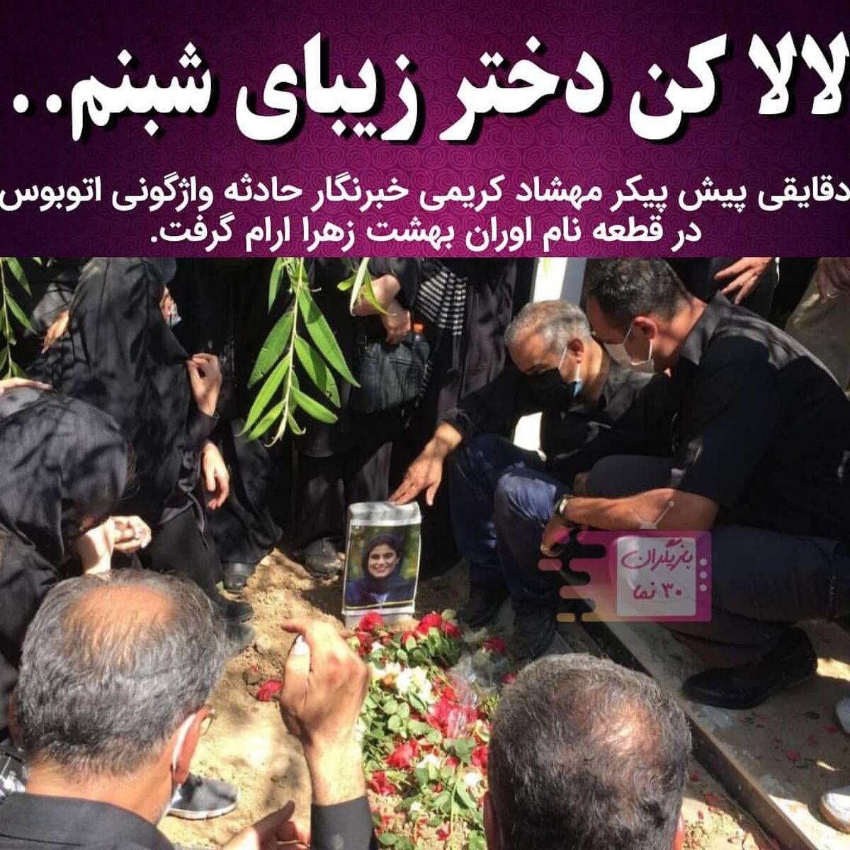 آخرین ویدئو از مهشاد کریمی خبرنگار سایت ایرنا 