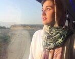 چهره نچرال همسر آقای بازیگر سوژه رسانه ها شد / تصاویر گلوریا هاردی 