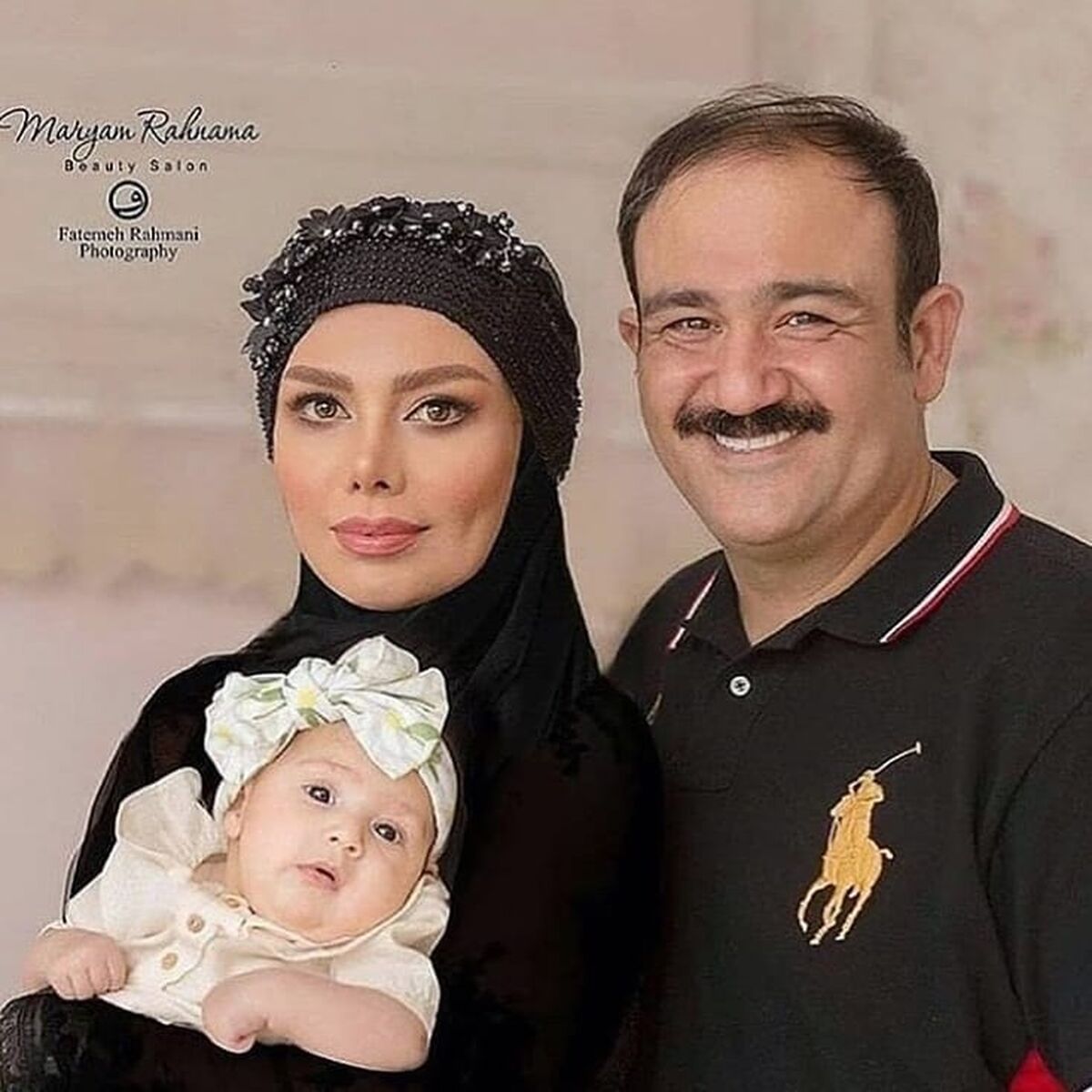 سلفی رمانتیک مهران غفوریان با همسرش