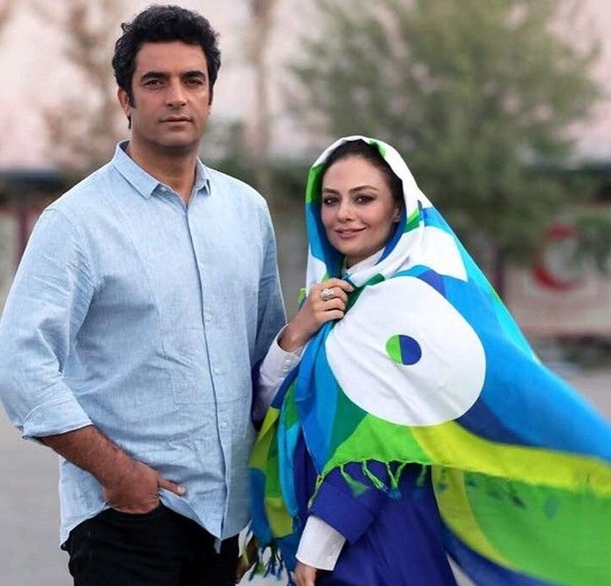 حرکت جنجالی یکتا ناصر در کنار همسر و دخترش سوفیا / عکس جنجالی