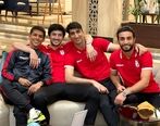 عکس صمیمی مهدی قایدی در کنار عبدالله بوشهری
