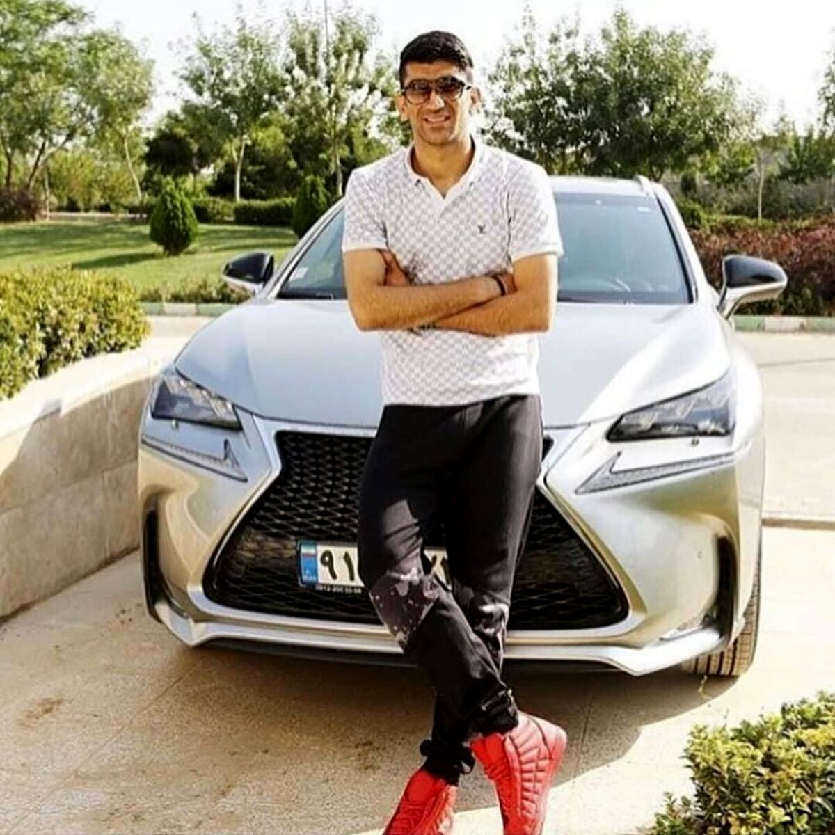 علیرضا بیرانوند از همسرش رونمایی کرد 