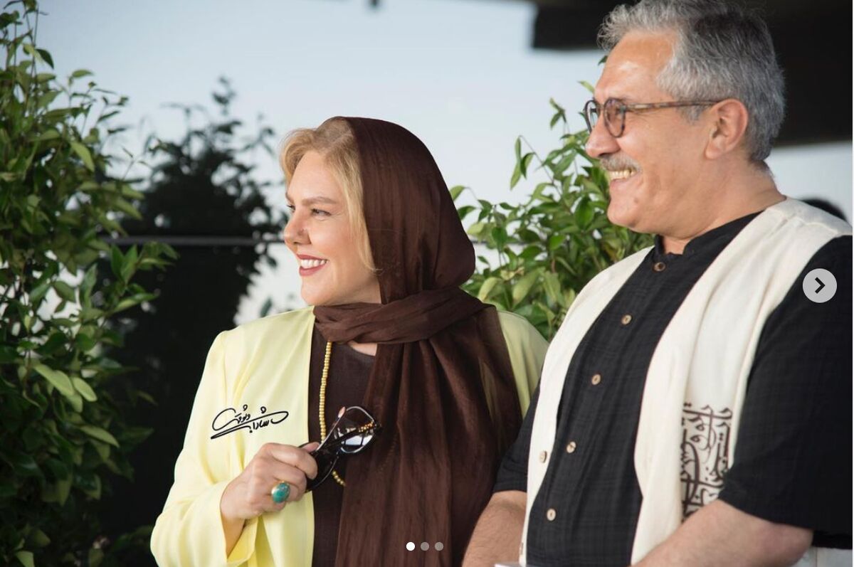 افسانه چهره آزاد و همسرش در جشنواره جهانی فجر