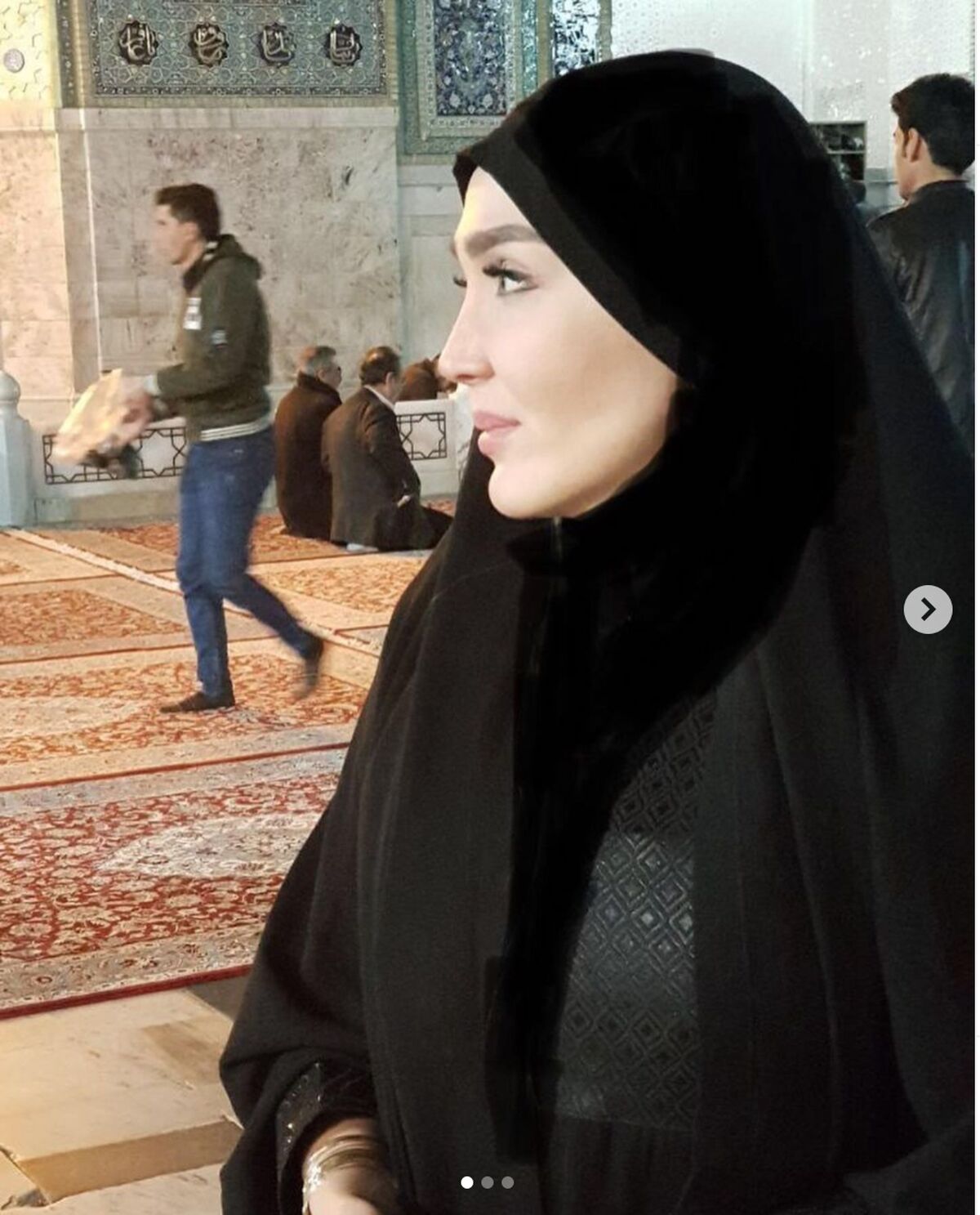 عکس عجیب زهره فکور صبور با ماهچهره خلیلی