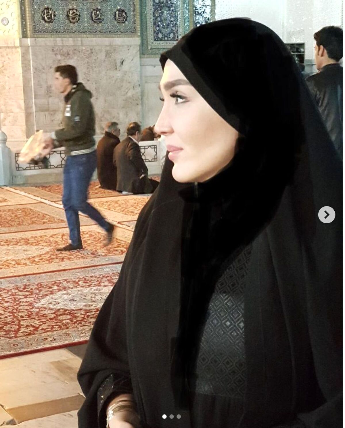عکس عجیب زهره فکور صبور با ماهچهره خلیلی