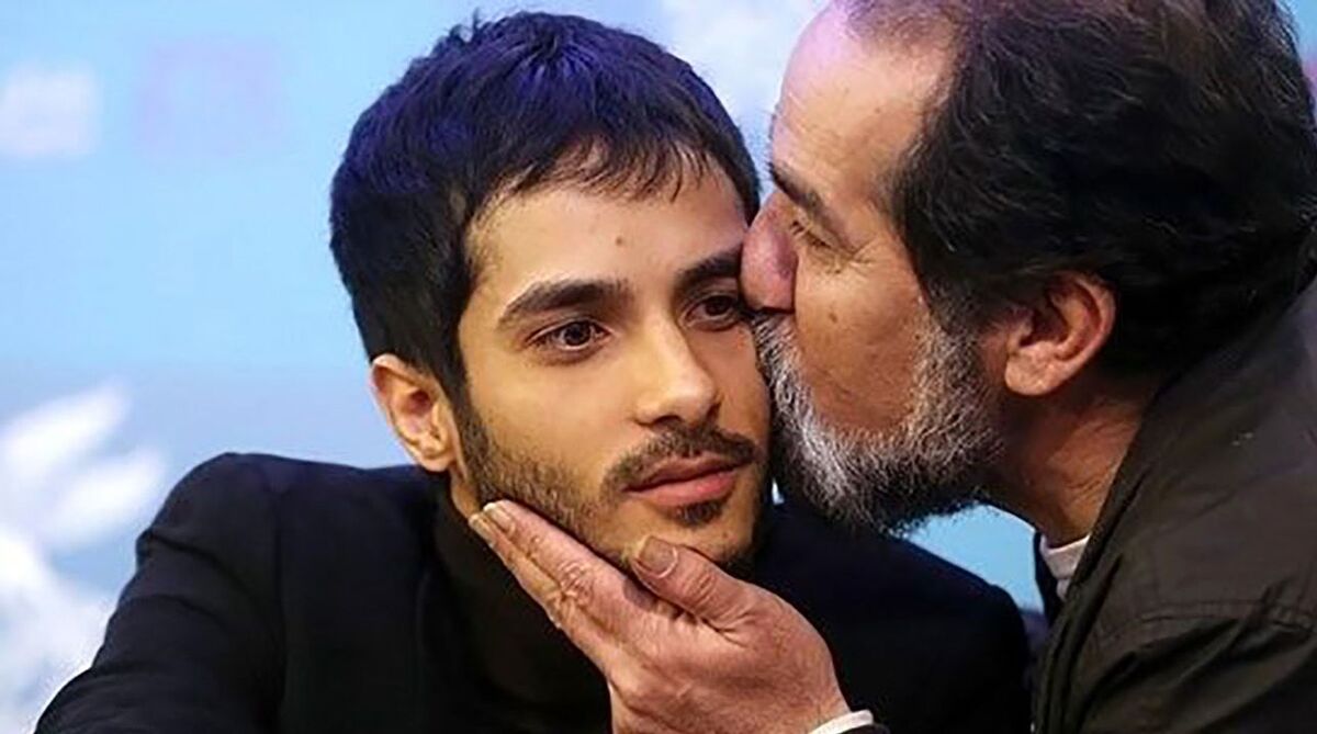  پسر خوشکل ساعد سهیلی در آغوش پدر بزرگ میلیاردرش | پسر دو رگه ساعد سهیلی چه بزرگ و خوش تیپ شد! + عکس