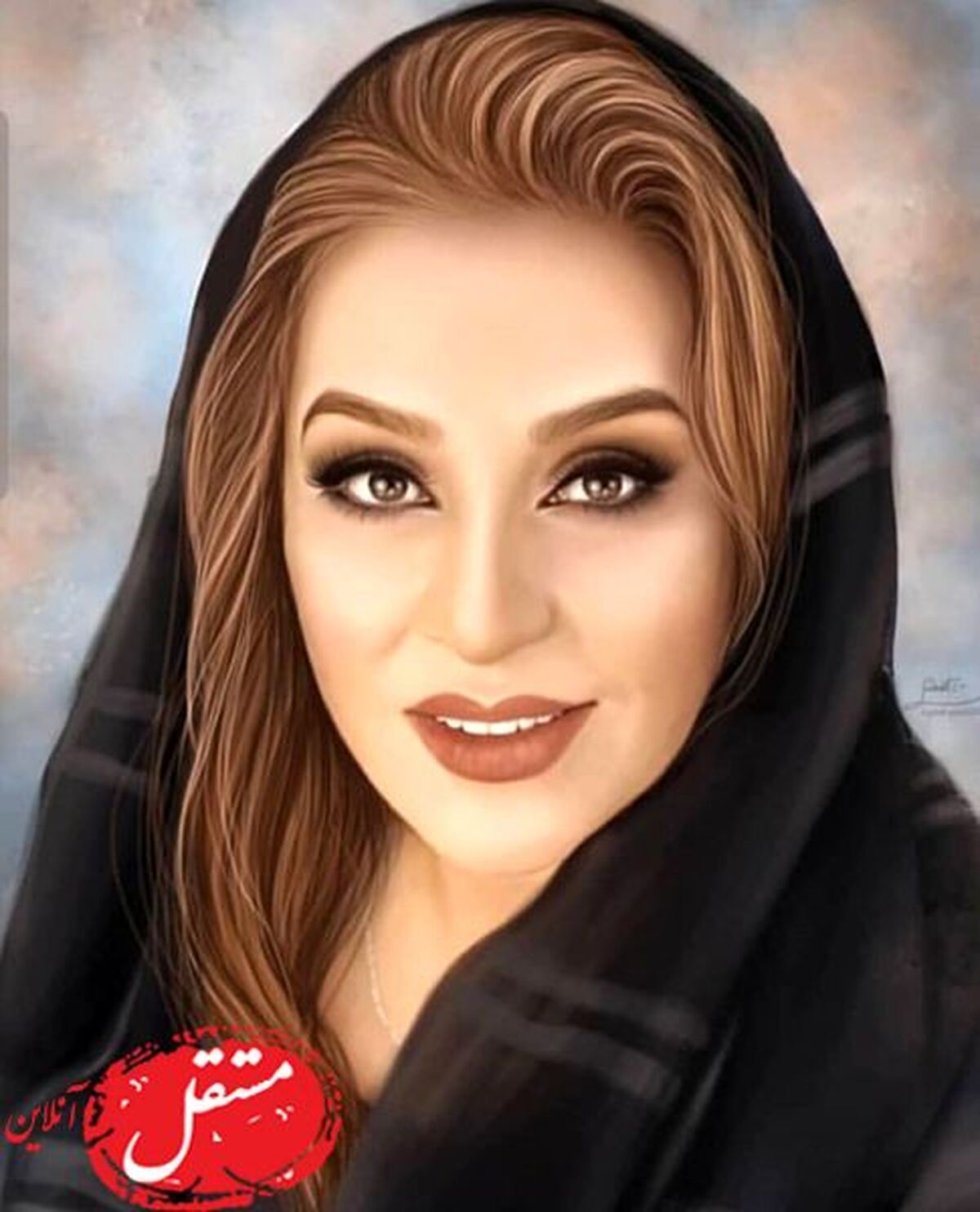 عکس جنجالی نسرین مقانلو در کنار همسر و پسرانش 