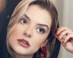 روسری گل گلی زرد و صورتی زیبای دنیا مدنی به دل نشست| دنیا مدنی تیپشو تغییر داد