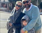 عکس عاشقانه برزو ارجمند با پسرش