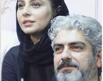  عکس احساساتی مهدی پاکدل با زن دومش