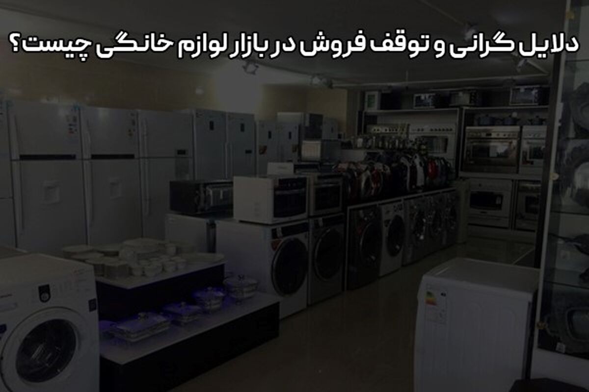 دلایل گرانی و توقف فروش در بازار لوازم خانگی چیست؟

