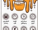 اینفوگرافی خواص معجزه آسای عسل