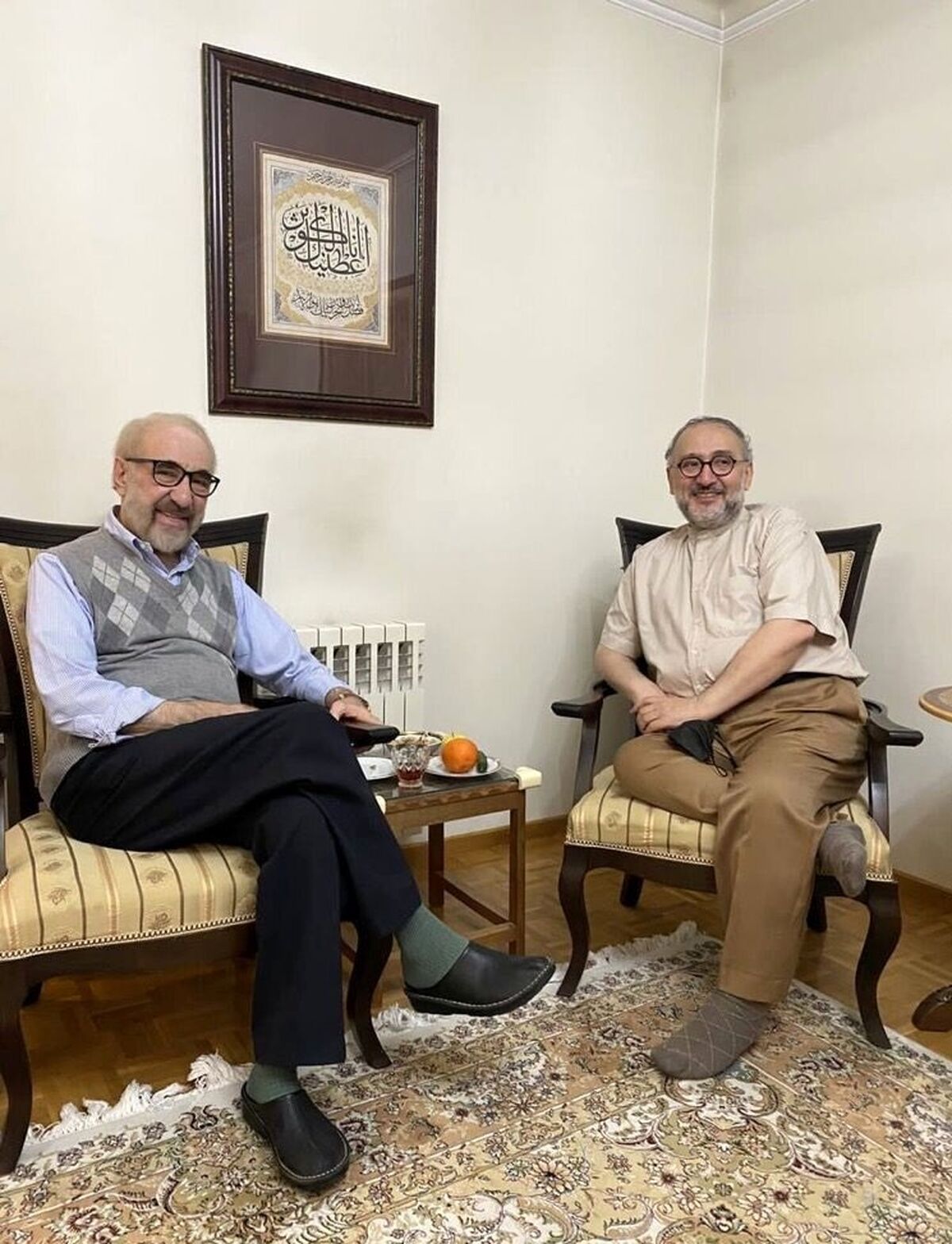 جدیدترین تصویر سید محمد خاتمی با لباس شخصی