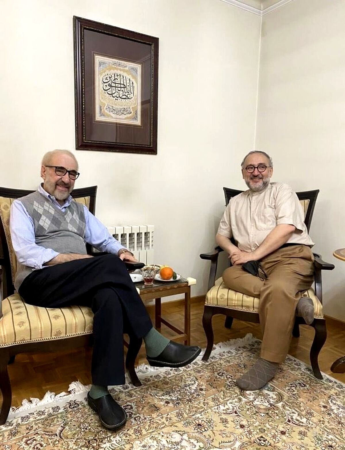 جدیدترین تصویر سید محمد خاتمی با لباس شخصی