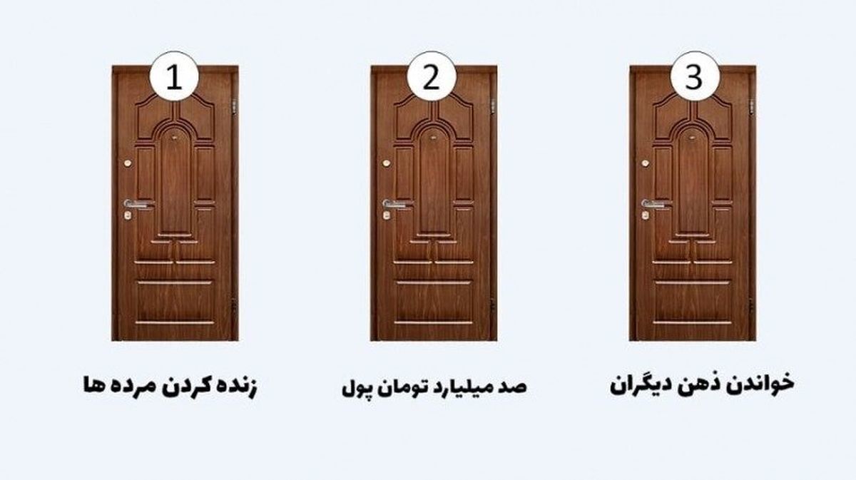 شخصیت شناسی جذاب| یک در انتخاب کن و آیندتو ببین