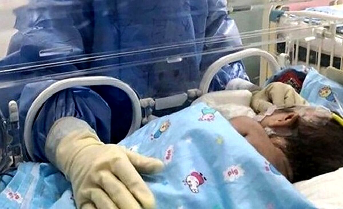 کرونا جان نوزاد 7 ماهه را گرفت