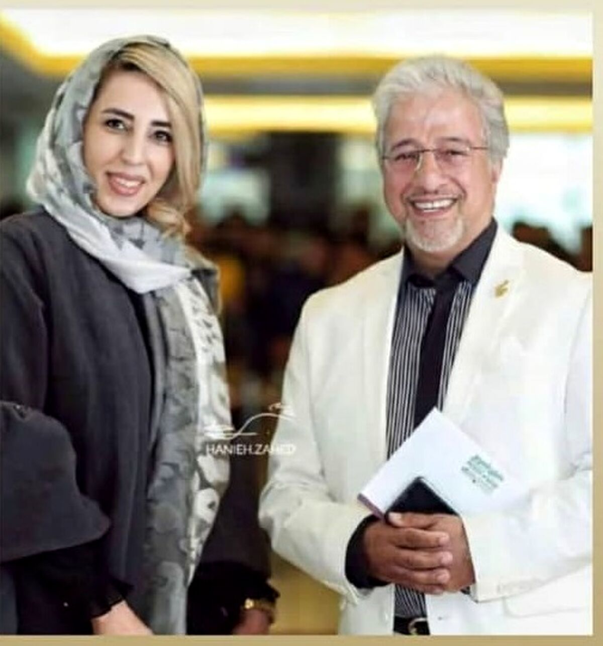 علیرضا خمسه با زن کم سن و بسیار جوان در خودرو شخصیش| علیرضا خمسه برای همسر جوانش تولد گرفت| این زن چندم علیرضا خمسه است؟