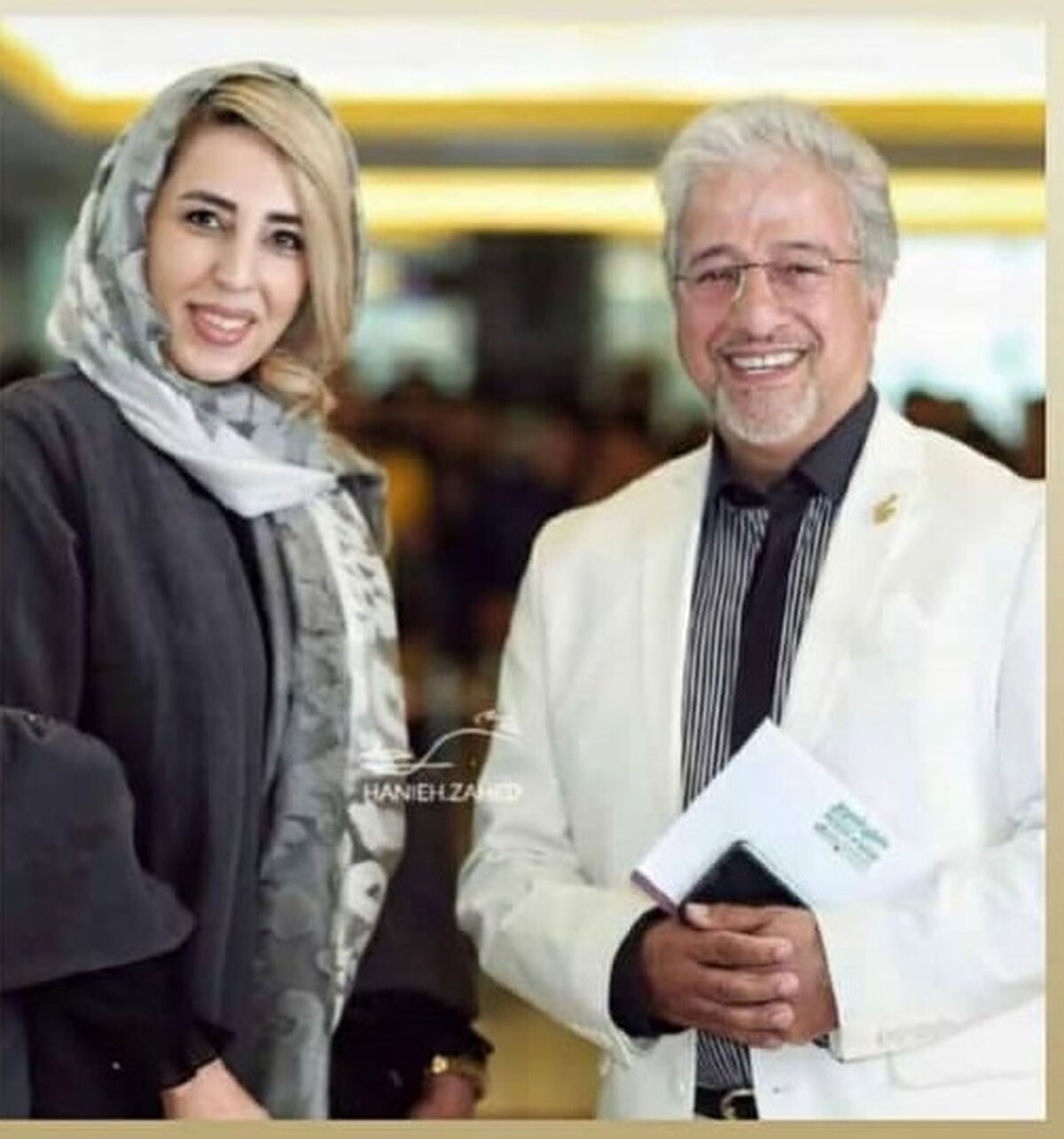 علیرضا خمسه با زن کم سن و بسیار جوان در خودرو شخصیش| علیرضا خمسه برای همسر جوانش تولد گرفت| این زن چندم علیرضا خمسه است؟