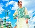 تیپ دور از عرف مارال فرجاد در مجارستان در تفریح لاکچری با پدرش