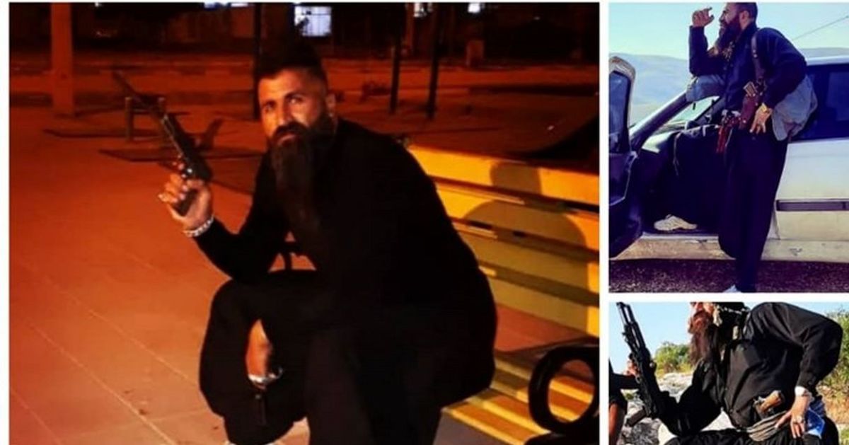 گنده لات مسلح فضای مجازی دستبند خورد